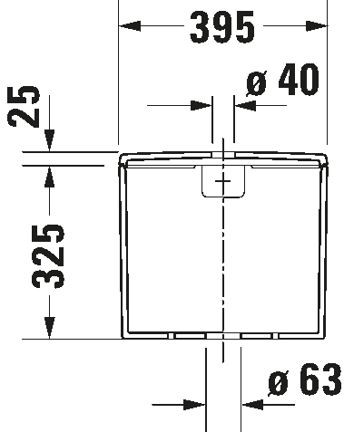 Toilet set floorstanding, D46006