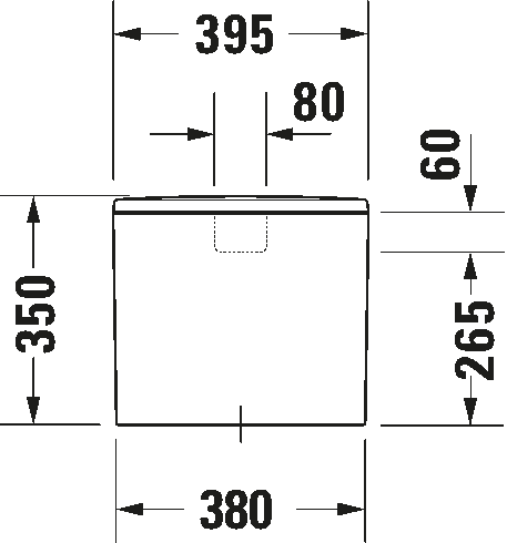 Toilet set floorstanding, D46006