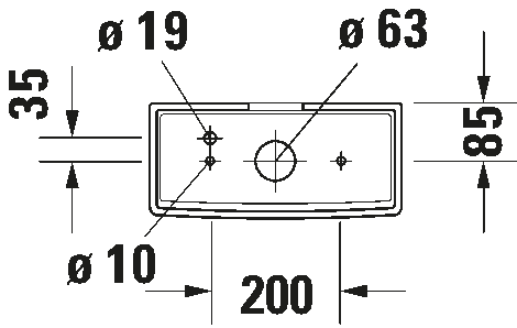 Toilet set floorstanding, D46006