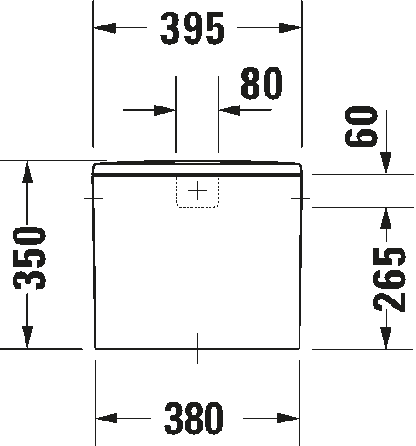 Toilet set floorstanding, D46005