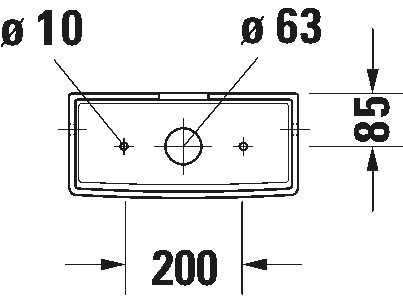 Toilet set floorstanding, D46005