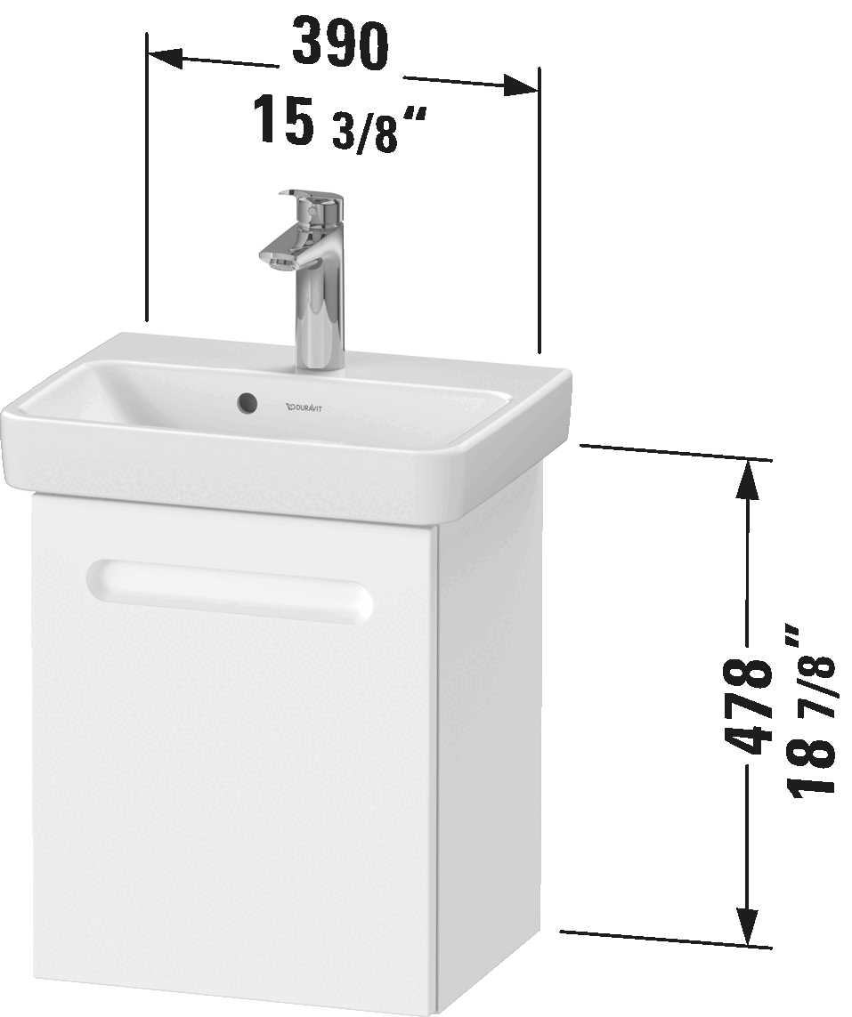 Vanity Cabinet, N14266 L/R