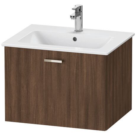 Vanity unit wall-mounted, XB6030021210000 Walnut dark Matt, Decor