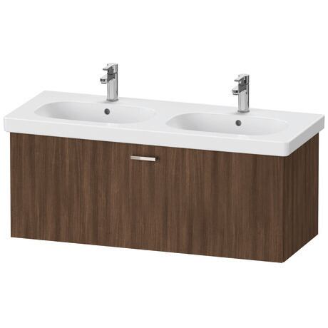 Vanity unit wall-mounted, XB6073021210000 Walnut dark Matt, Decor