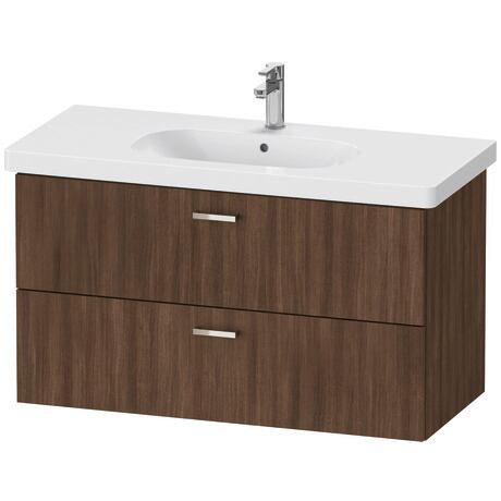 Vanity unit wall-mounted, XB6193021210000 Walnut dark Matt, Decor