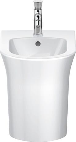 Floorstanding bidet, 2293100000 White High Gloss, Number of faucet holes per wash area: 1