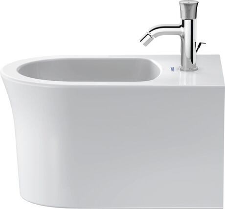 Wall-mounted bidet, 2293150000 White High Gloss, Number of faucet holes per wash area: 1