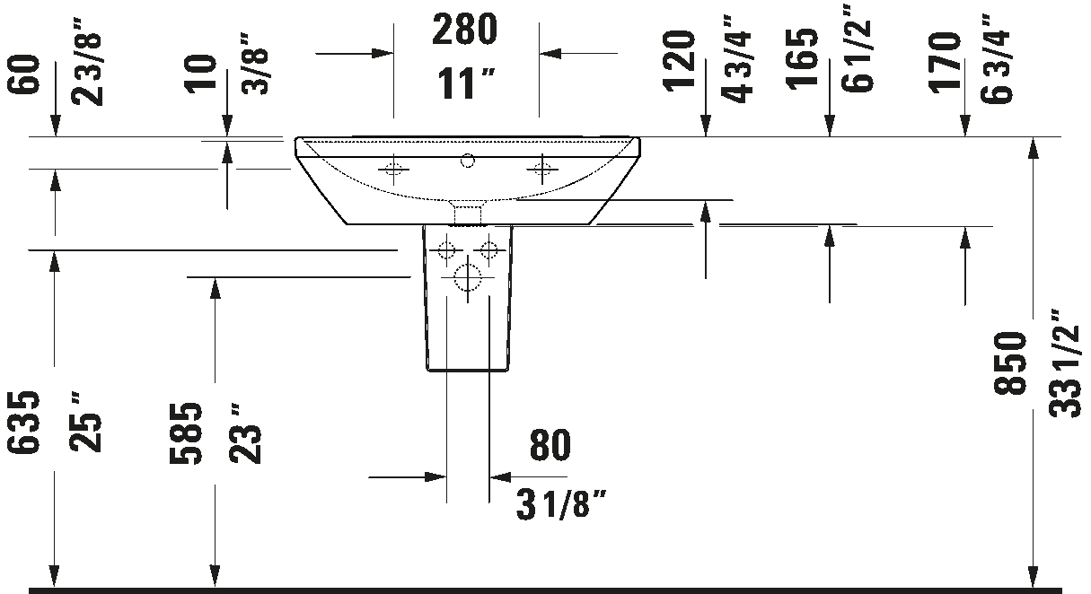Wall Mounted Sink, 236665