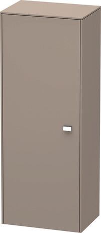 Semi-tall cabinet Individual, BR1341L1043 Hinge position: Left, Basalte Matt, Decor, Handle Chrome