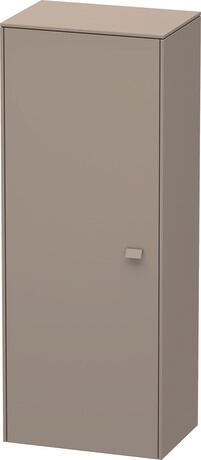 Semi-tall cabinet Individual, BR1341L4343 Hinge position: Left, Basalte Matt, Decor, Handle Basalte