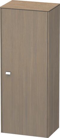 Semi-tall cabinet Individual, BR1341R1035 Hinge position: Right, Oak terra Matt, Decor, Handle Chrome