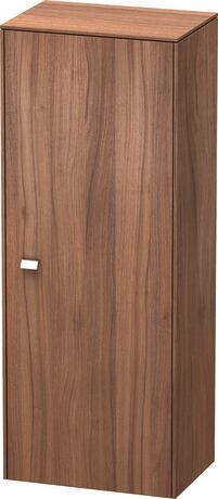 Semi-tall cabinet Individual, BR1341R1079 Hinge position: Right, Walnut Matt, Decor, Handle Chrome