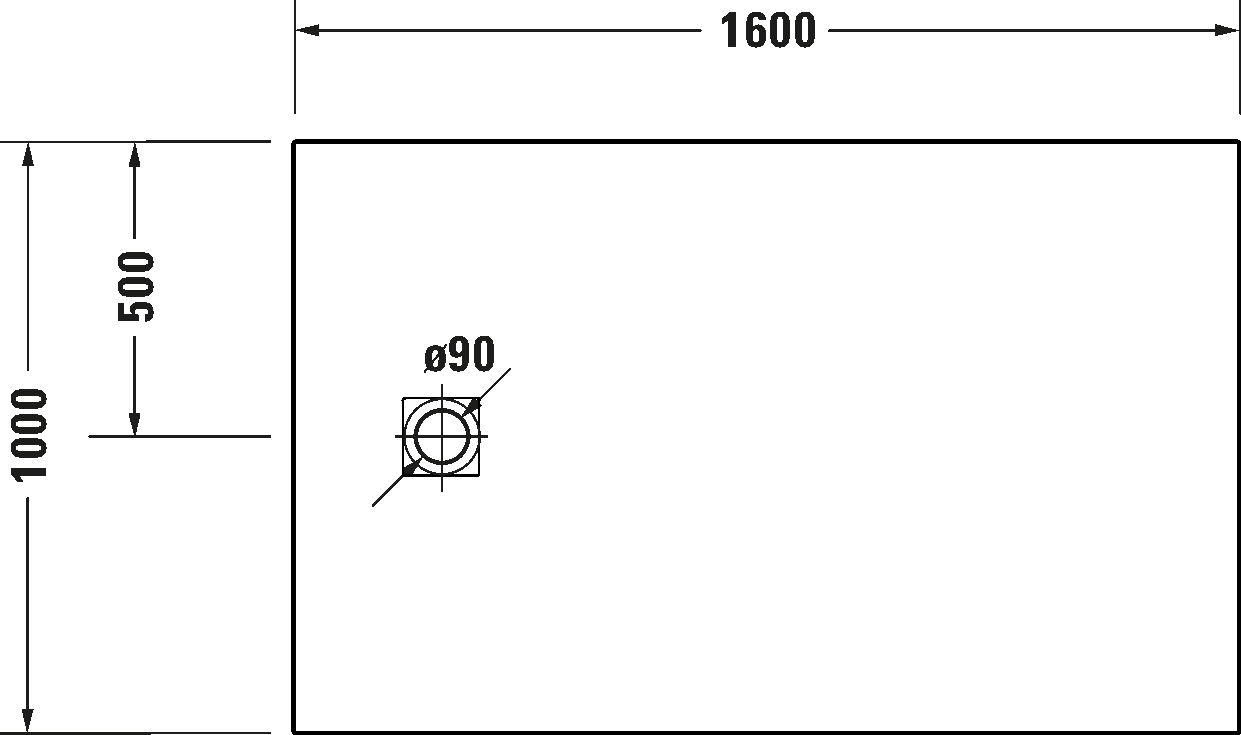 Shower tray, 720286