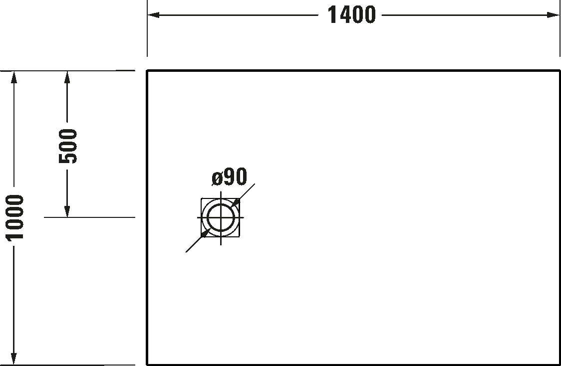 Shower tray, 720282