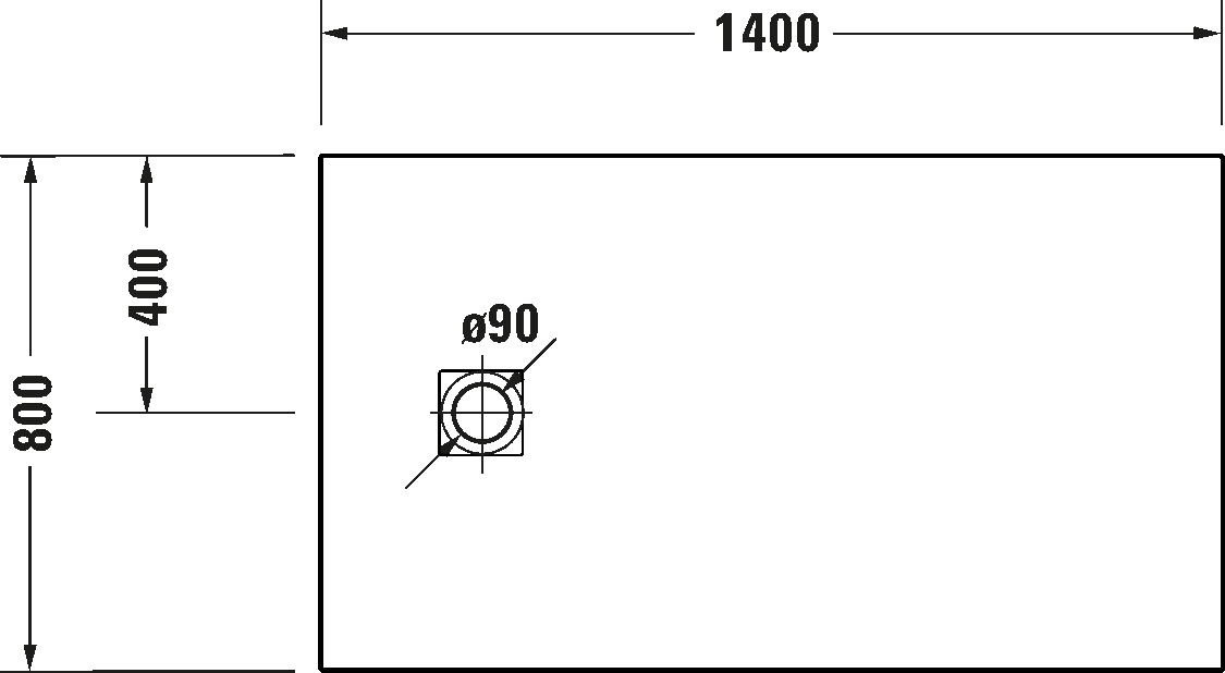 Shower tray, 720280