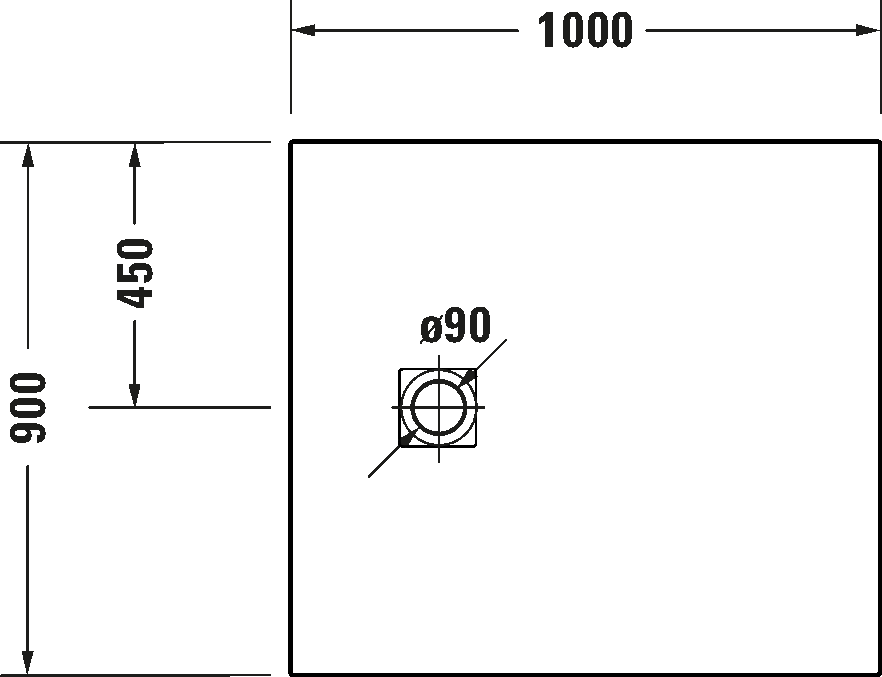 Shower tray, 720274