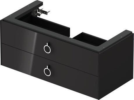 Vanity unit wall-mounted, WT43520H1H1 Graphite High Gloss, Lacquer