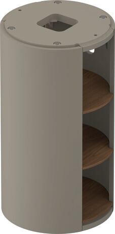 Vanity unit floorstanding, WT423907792 Stone grey Satin Matt, Lacquer