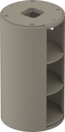 Vanity unit floorstanding, WT423909292 Stone grey Satin Matt, Lacquer