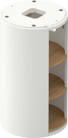 Vanity unit floorstanding, WT42390H536 White Satin Matt, Lacquer