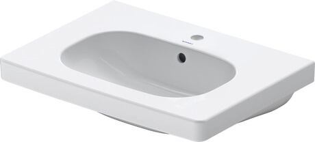 Washbasin, 03426500002 White High Gloss, Number of washing areas: 1 Middle, Number of faucet holes per wash area: 1 Middle, Back side glazed: No