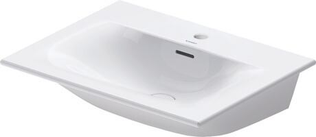 Washbasin, 2344630000 White High Gloss, Number of washing areas: 1 Middle, Number of faucet holes per wash area: 1 Middle