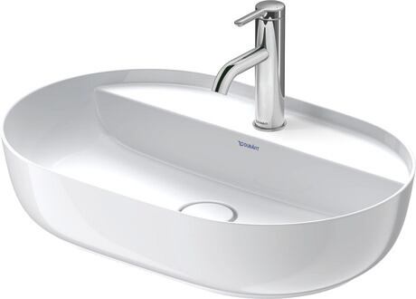 Washbowl, 0380600000 White High Gloss, Number of washing areas: 1 Middle, Number of faucet holes per wash area: 1 Middle, Back side glazed: No