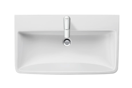 Washbasin, 23758000002 White High Gloss, Number of washing areas: 1 Middle, Number of faucet holes per wash area: 1 Middle, Overflow: Yes