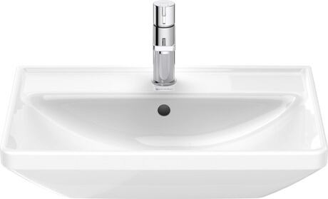 Washbasin, 2366600000 White High Gloss, Rectangular, Number of washing areas: 1 Middle, Number of faucet holes per wash area: 1 Middle