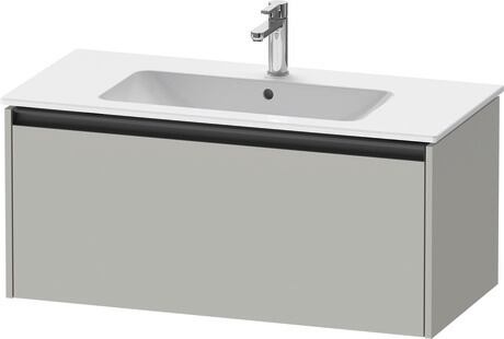 Vanity unit wall-mounted, K25064007070000 Concrete grey Matt, Decor