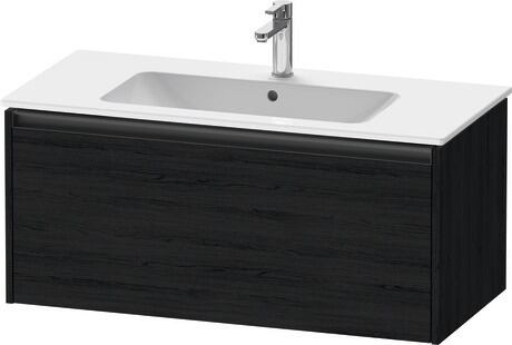 Vanity unit wall-mounted, K25064016160000 Black oak Matt, Decor