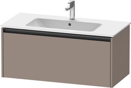 Vanity unit wall-mounted, K25064043430000 Basalte Matt, Decor