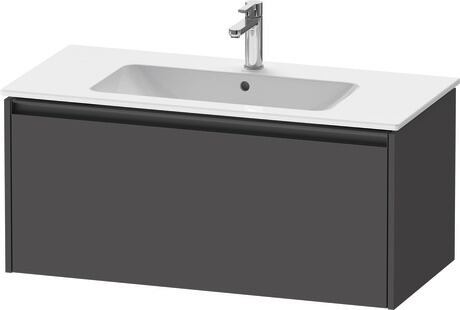 Vanity unit wall-mounted, K25064049490000 Graphite Matt, Decor