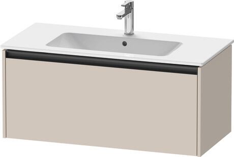 Vanity unit wall-mounted, K25064091910000 taupe Matt, Decor