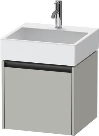 Vanity unit wall-mounted, K25074007070000 Concrete grey Matt, Decor