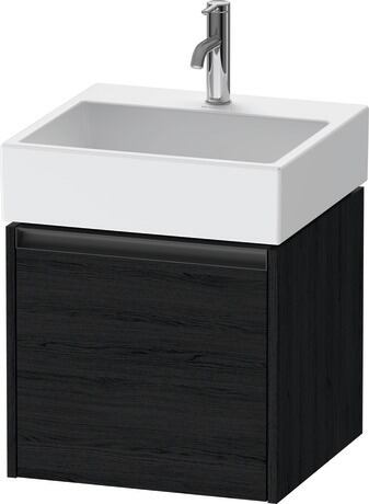 Vanity unit wall-mounted, K25074016160000 Black oak Matt, Decor