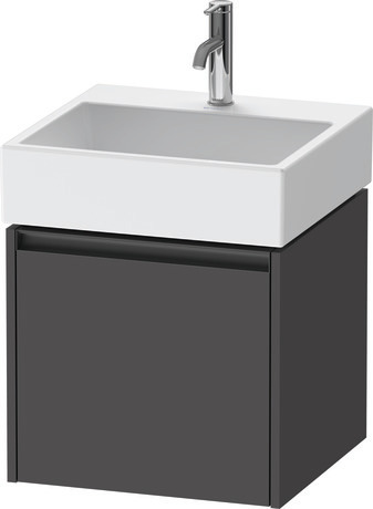 Vanity unit wall-mounted, K25074049490000 Graphite Matt, Decor