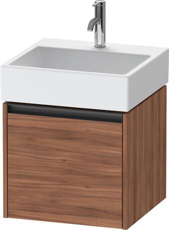 Vanity unit wall-mounted, K25074079790000 Walnut Matt, Decor