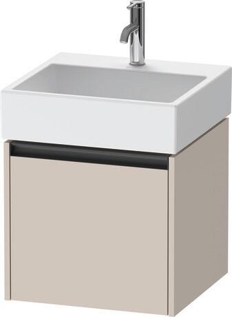 Vanity unit wall-mounted, K25074091910000 taupe Matt, Decor