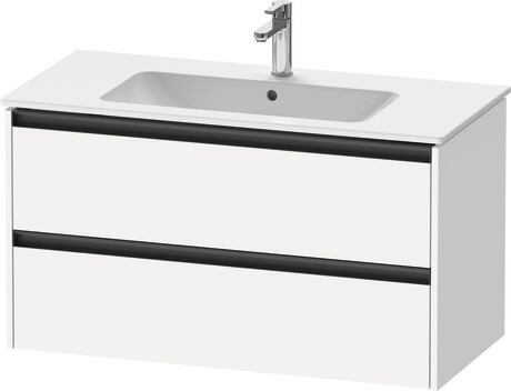 Vanity unit wall-mounted, K25264018180000 White Matt, Decor