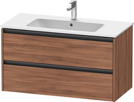 Vanity unit wall-mounted, K25264079790000 Walnut Matt, Decor