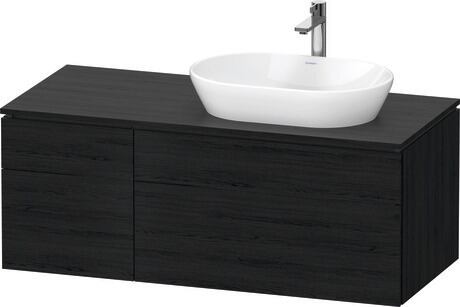 Console vanity unit wall-mounted, LC4874016160000 Black oak Matt, Decor