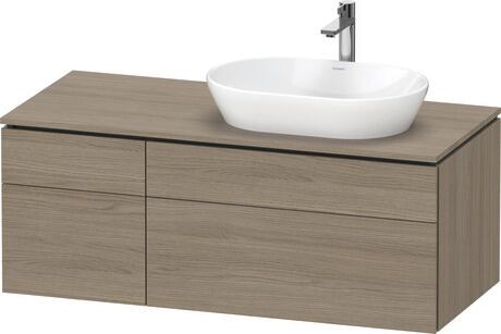 Console vanity unit wall-mounted, LC4874035350000 Oak terra Matt, Decor