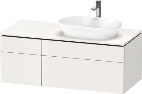 Console vanity unit wall-mounted, LC4874085850000 White High Gloss, Lacquer