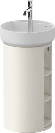 Vanity unit floorstanding, WT4244039390000 Nordic white Satin Matt, Lacquer