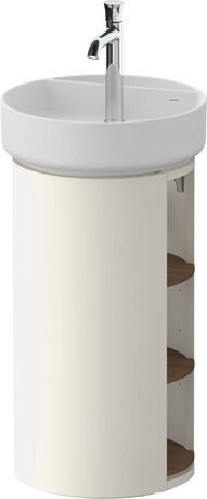 Vanity unit floorstanding, WT4244077390000 Nordic white Satin Matt, Lacquer