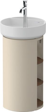 Vanity unit floorstanding, WT4244077600000 taupe Satin Matt, Lacquer