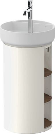 Vanity unit floorstanding, WT4244077H40000 Nordic white High Gloss, Lacquer