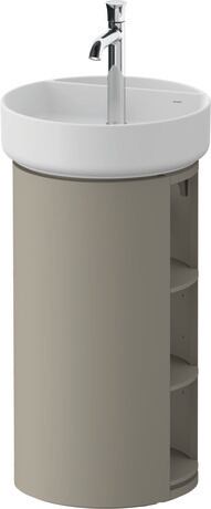 Vanity unit floorstanding, WT4244092920000 Stone grey Satin Matt, Lacquer