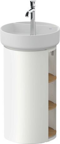 Vanity unit floorstanding, WT42440H5360000 White Satin Matt, Lacquer